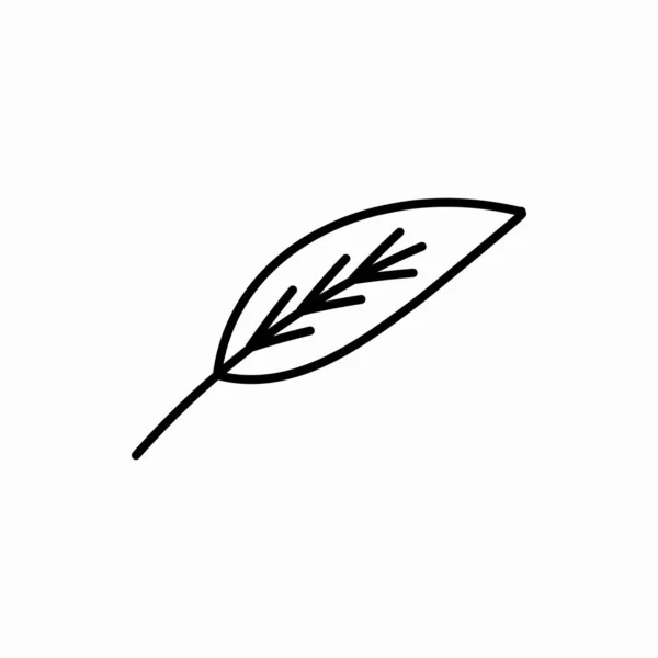 Desenho Folha Icon Leaf Vetor Ilustração Símbolo Para Web Móvel —  Vetores de Stock