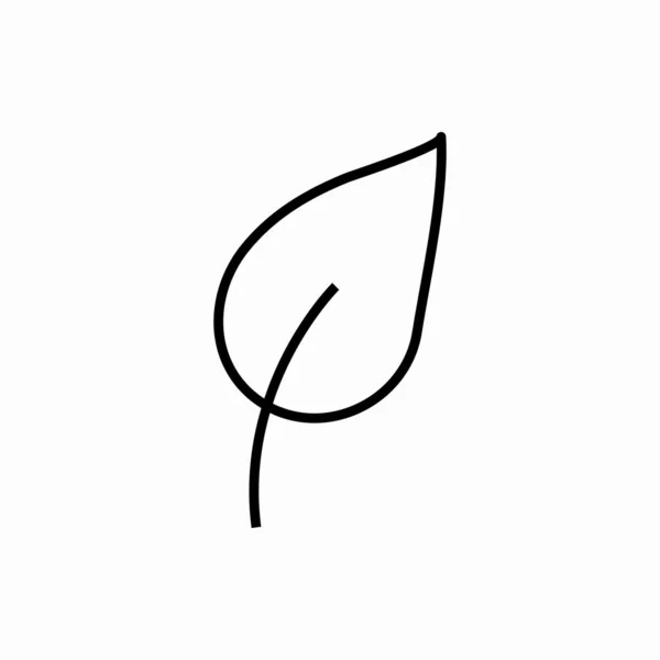 Начерки Значок Листя Векторні Ілюстрації Листя Символ Веб Мобільних Пристроїв — стоковий вектор