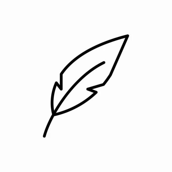 Desenho Folha Icon Leaf Vetor Ilustração Símbolo Para Web Móvel —  Vetores de Stock