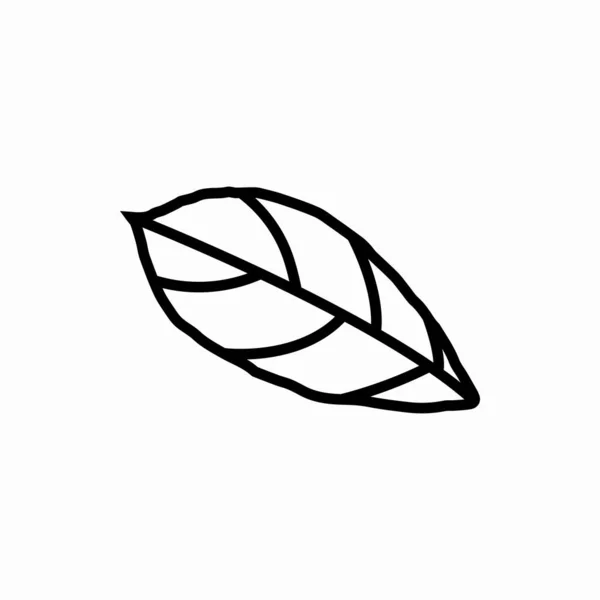 Desenho Folha Icon Leaf Vetor Ilustração Símbolo Para Web Móvel —  Vetores de Stock