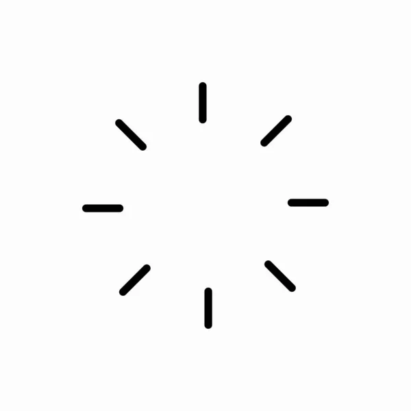 Outline Loading Icon Loading Vector Illustration Symbol Web Mobile — Stock Vector