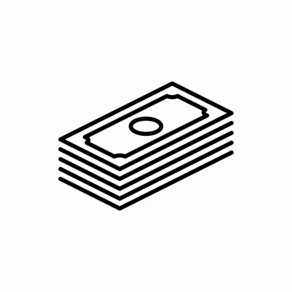 Décrivez Icône Monétaire Illustration Vectorielle Monétaire Symbole Pour Web Mobile — Image vectorielle