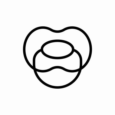 Meme ucu ikonu. Meme ucu çizimi. Web ve mobil için sembol