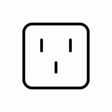 Taslak çıkış simgesi. Outlet vektör illüstrasyonu. Web ve mobil için sembol