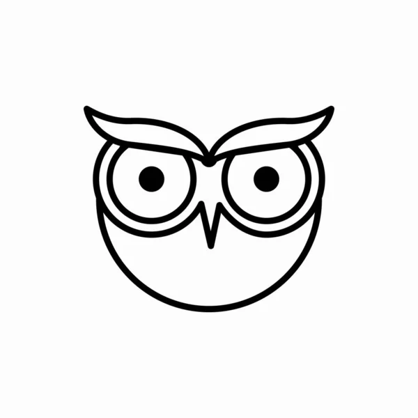 Owl Vector Illustration 모바일을 — 스톡 벡터