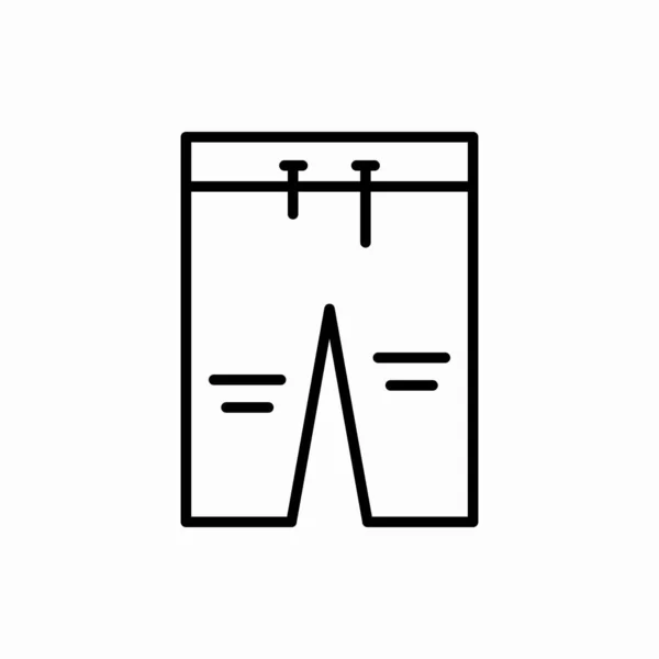 Illustration Vectorielle Pantalon Symbole Pour Web Mobile — Image vectorielle