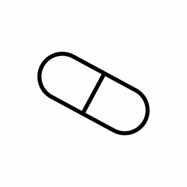 Taslak hap ikonu. Hap vektör illüstrasyonu. Web ve mobil için sembol