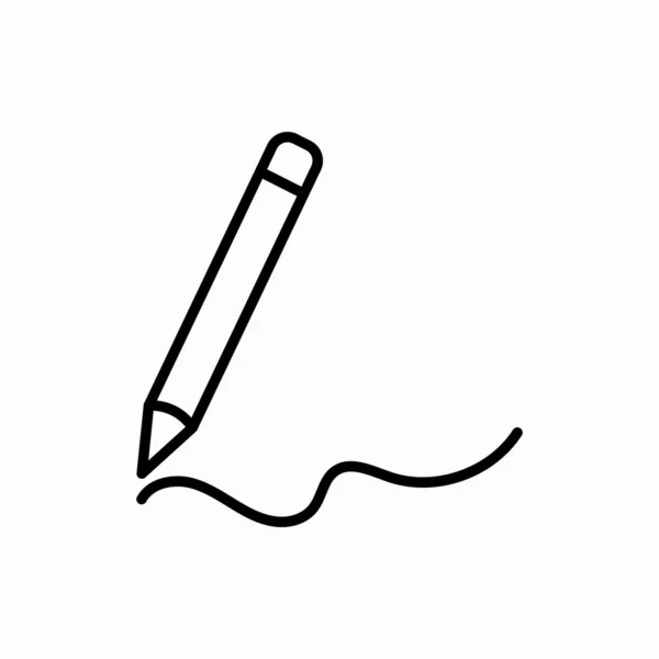 Icon Pencil 일러스트 모바일을 — 스톡 벡터