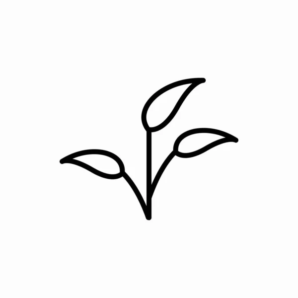 Desenho Planta Icon Plant Vetor Ilustração Símbolo Para Web Móvel —  Vetores de Stock