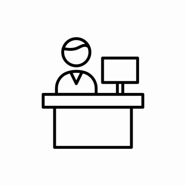 Taslak kabul simgesi. Resepsiyon vektör çizimi. Web ve mobil için sembol