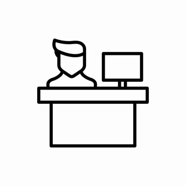 Taslak kabul simgesi. Resepsiyon vektör çizimi. Web ve mobil için sembol