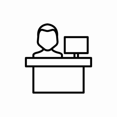 Taslak kabul simgesi. Resepsiyon vektör çizimi. Web ve mobil için sembol