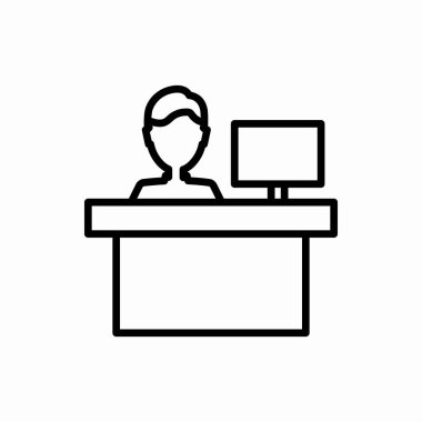 Taslak kabul simgesi. Resepsiyon vektör çizimi. Web ve mobil için sembol