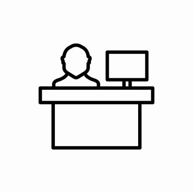 Taslak kabul simgesi. Resepsiyon vektör çizimi. Web ve mobil için sembol