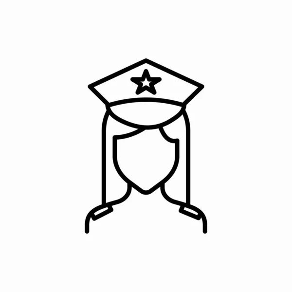 Ikona Policji Ilustracja Wektora Policji Symbol Sieci Telefonu Komórkowego — Wektor stockowy