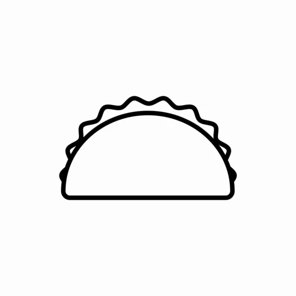 Outline Sandwich Icon Sandwich Vettoriale Illustrazione Simbolo Web Mobile — Vettoriale Stock