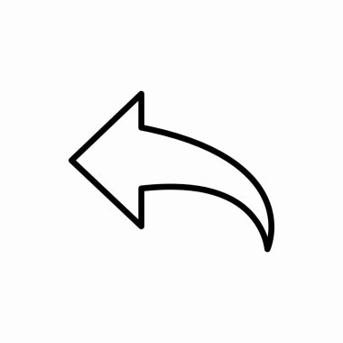 Taslak paylaşım ok simgesi. Okun vektör illüstrasyonunu paylaş. Web ve mobil için sembol