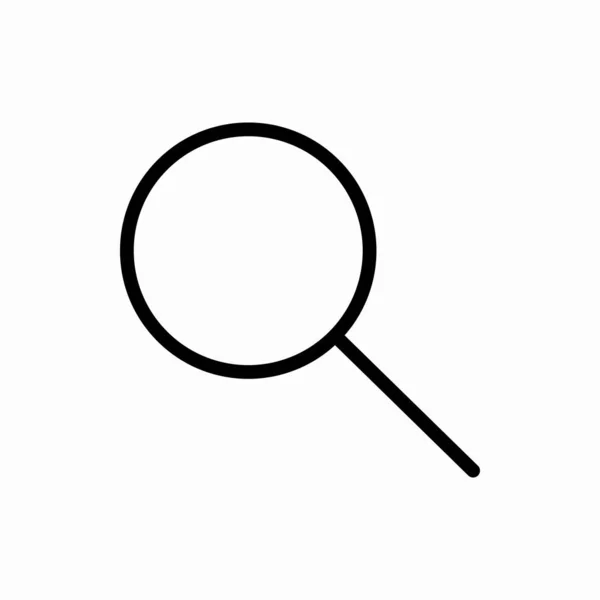 Outline Search Icon Search Vector Illustrate 모바일을 — 스톡 벡터