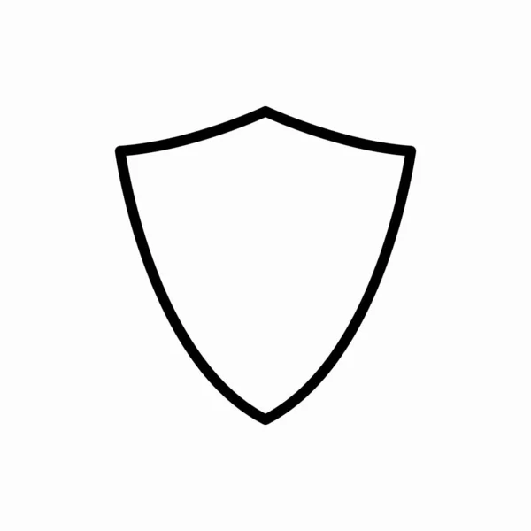 Disposition Sköld Ikon Shield Vektor Illustration Symbol För Webb Och — Stock vektor