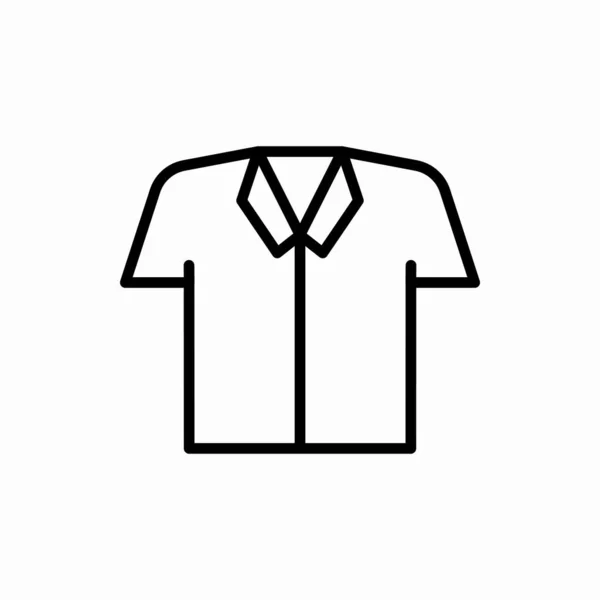 Disposition Skjorta Ikon Skjorta Vektor Illustration Symbol För Webb Och — Stock vektor
