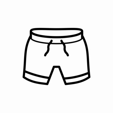 Taslak kısa simge. Kısa vektör illüstrasyonu. Web ve mobil için sembol