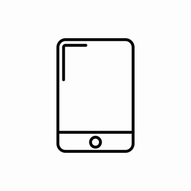 Akıllı telefon ikonu akıllı telefon vektör çizimi. Web ve mobil için sembol