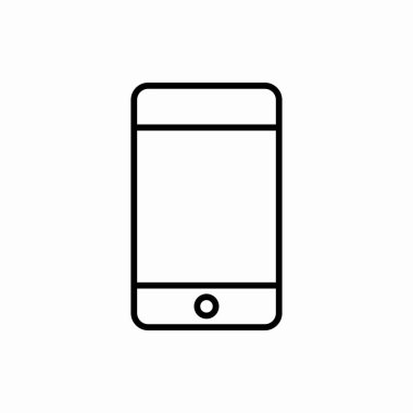 Akıllı telefon ikonu akıllı telefon vektör çizimi. Web ve mobil için sembol
