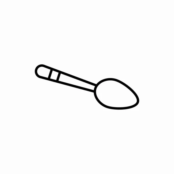 Disposition Sked Ikon Spoon Vektor Illustration Symbol För Webb Och — Stock vektor