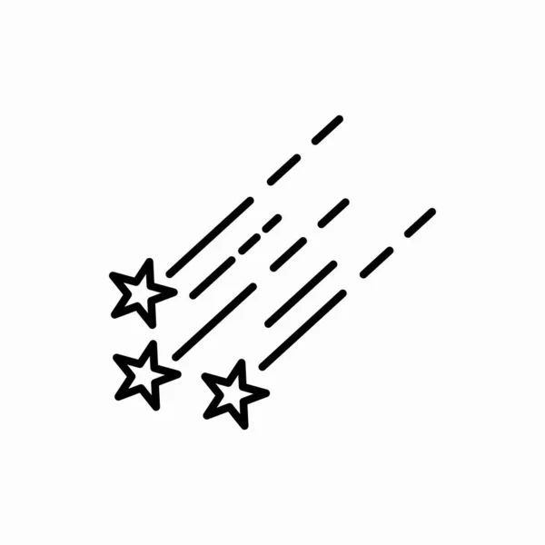 Περίγραμμα Αστέρι Πτώση Icon Star Πτώση Διάνυσμα Εικονογράφηση Σύμβολο Για — Διανυσματικό Αρχείο