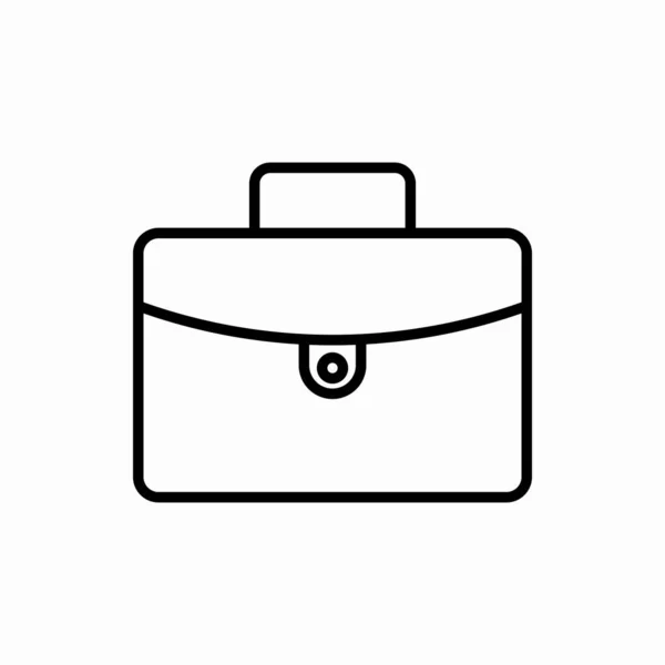 Umriss Koffer Symbol Suitcase Vektor Illustration Symbol Für Web Und — Stockvektor