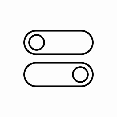 Taslak Değiştir düğmesi simgesi. Düğme vektör illüstrasyonunu değiştir. Web ve mobil için sembol