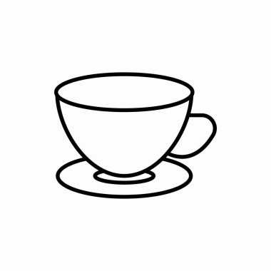 Çay fincanı ikonu. Çay fincanı çizimi. Web ve mobil için sembol