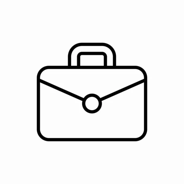 Umriss Koffer Symbol Suitcase Vektor Illustration Symbol Für Web Und — Stockvektor