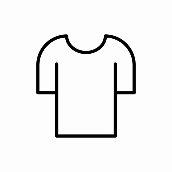 Esquema Camiseta Icon Camiseta Vector Ilustración Símbolo Para Web Móvil — Vector de stock