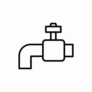 Ana hat tap ikonu. Tap vektör çizimi. Web ve mobil için sembol