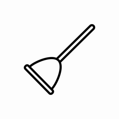 Tuvalet pompası ikonu. Tuvalet pompası vektör illüstrasyonu. Web ve mobil için sembol