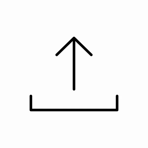 Illustrazione Del Vettore Upload Del Profilo Icon Upload Simbolo Web — Vettoriale Stock