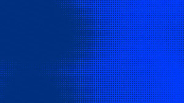 Kropki Półton Niebieski Wzór Kolorów Gradientu Tekstury Technologii Cyfrowego Tła — Zdjęcie stockowe