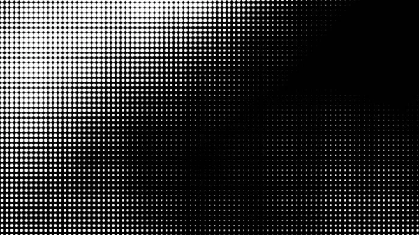 ドット白の黒のパターングラデーションテクスチャの背景 要約ポップアートハーフトーンとレトロなスタイル — ストック写真