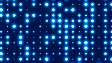 Nokta beyaz desenli ekran ışık eğimli doku arka planına öncülük etti. Soyut teknoloji büyük veri dijital arkaplanı. 3d oluşturma.