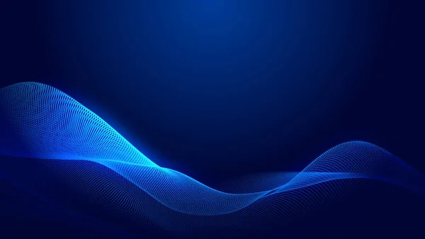 Dot Blue Wave Light Screen Gradient Texture Background Abstract Technology — Stock Photo, Image