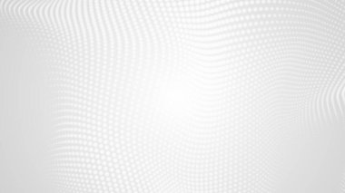 Nokta beyaz dalgalı ışık teknolojisi dokusu arka plan. Soyut büyük veri dijital konsepti. 3d oluşturma.