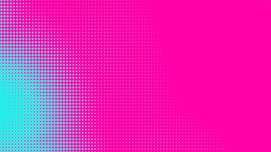 Noktalar yarım ton yeşil pembe renk desenli, teknolojik dijital arka planlı. Noktalar, yaz arkaplanlı sanat çizgi romanları.. 