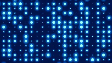 Nokta beyaz desenli ekran ışık eğimli doku arka planına öncülük etti. Soyut teknoloji büyük veri dijital arkaplanı. 3d oluşturma.