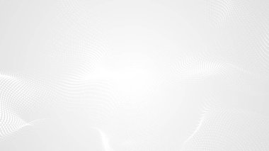 Nokta beyaz dalgalı ışık teknolojisi dokusu arka plan. Soyut büyük veri dijital konsepti. 3d oluşturma.