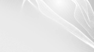 Nokta beyaz dalgalı ışık teknolojisi dokusu arka plan. Soyut büyük veri dijital konsepti. 3d oluşturma.