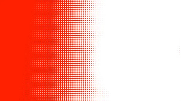 Noktalar Yarım Ton Kırmızı Beyaz Renk Desenli Teknolojik Dijital Arka — Stok fotoğraf