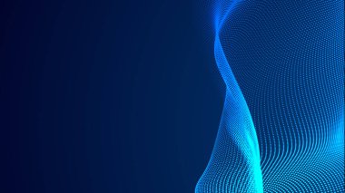 Nokta mavi dalga ışık ekran gradyan doku arkaplanı. Soyut teknoloji büyük veri dijital arkaplanı. 3d oluşturma.