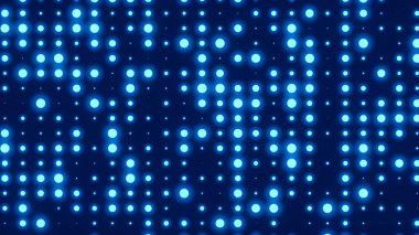 Nokta beyaz desenli ekran ışık eğimli doku arka planına öncülük etti. Soyut teknoloji büyük veri dijital arkaplanı. 3d oluşturma.