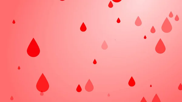 Medical health red blood drop pattern background. Abstract healthcare for World Blood Donor Day.